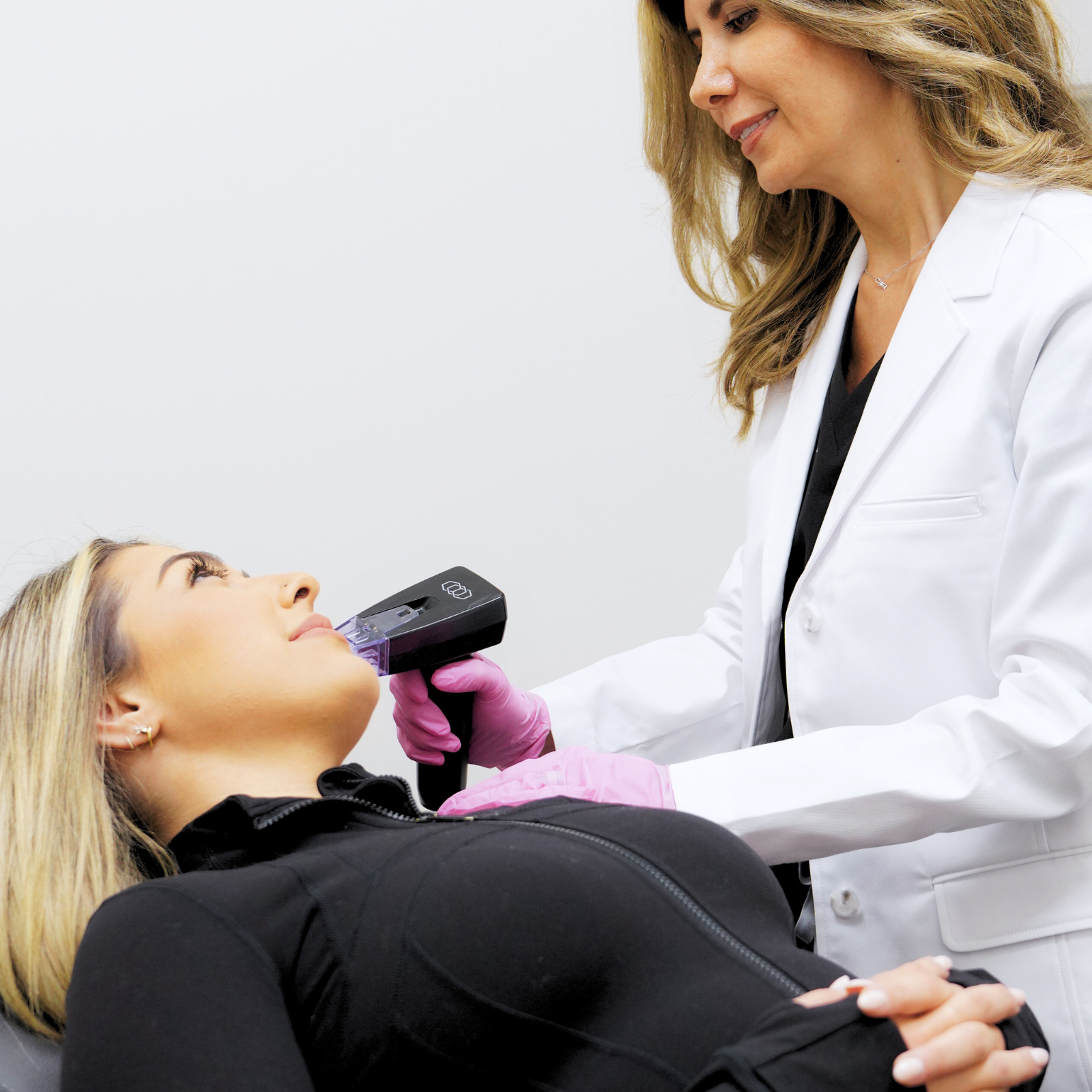 provider performing morpheus 8 treatment at Prolase